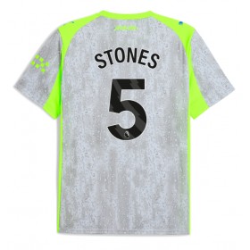 Manchester City John Stones #5 Tredje Kläder 2025-26 Kortärmad